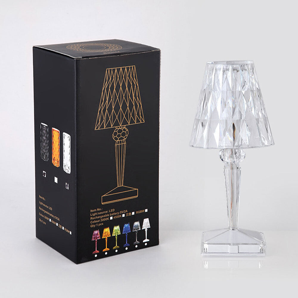 GlowGear™ RGB Crystal Touch Lamp – Fast UK Delivery
