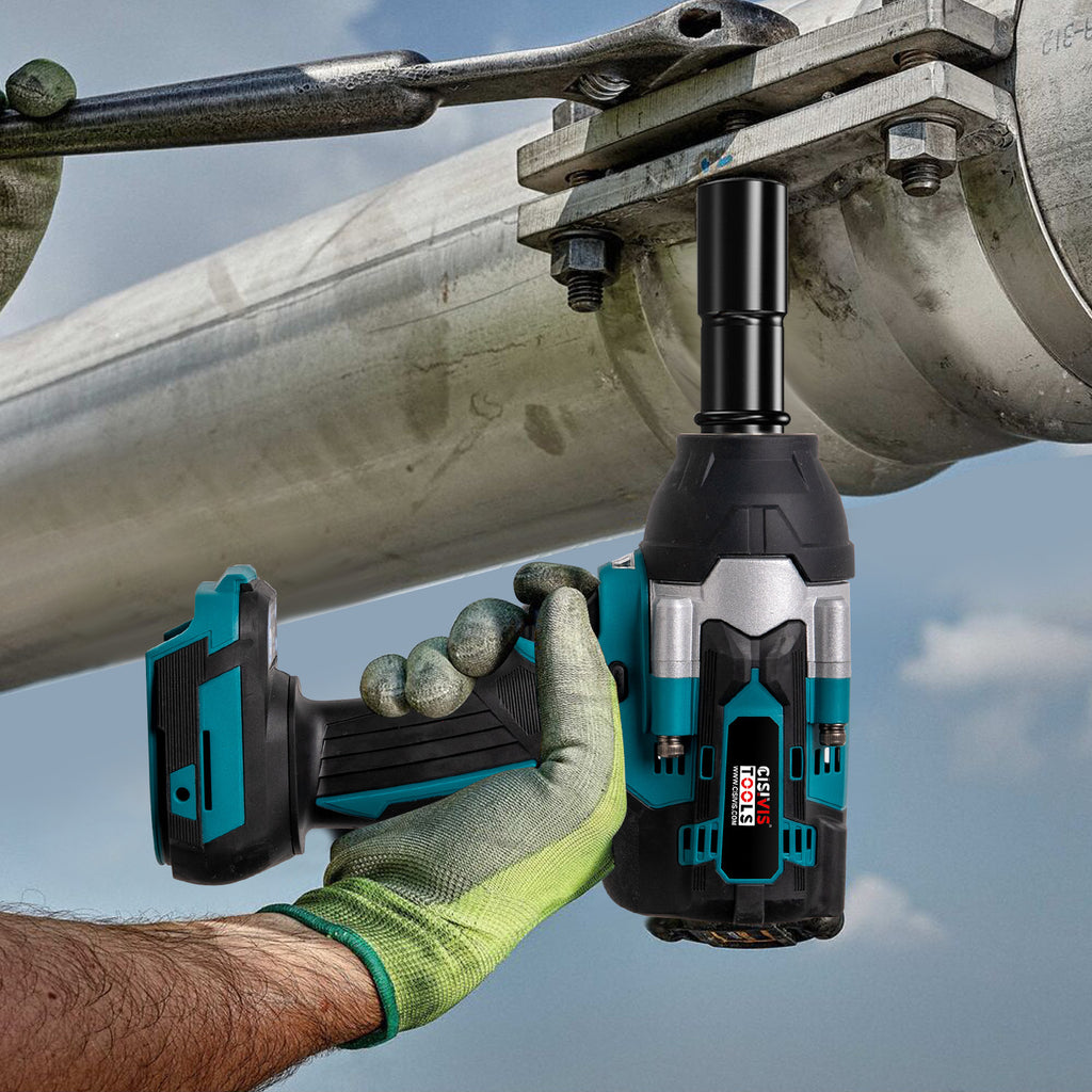 2000Nm 1/2" Cordless Electric Impact Wrench & Drill Driver – Compatible with 18V Battery