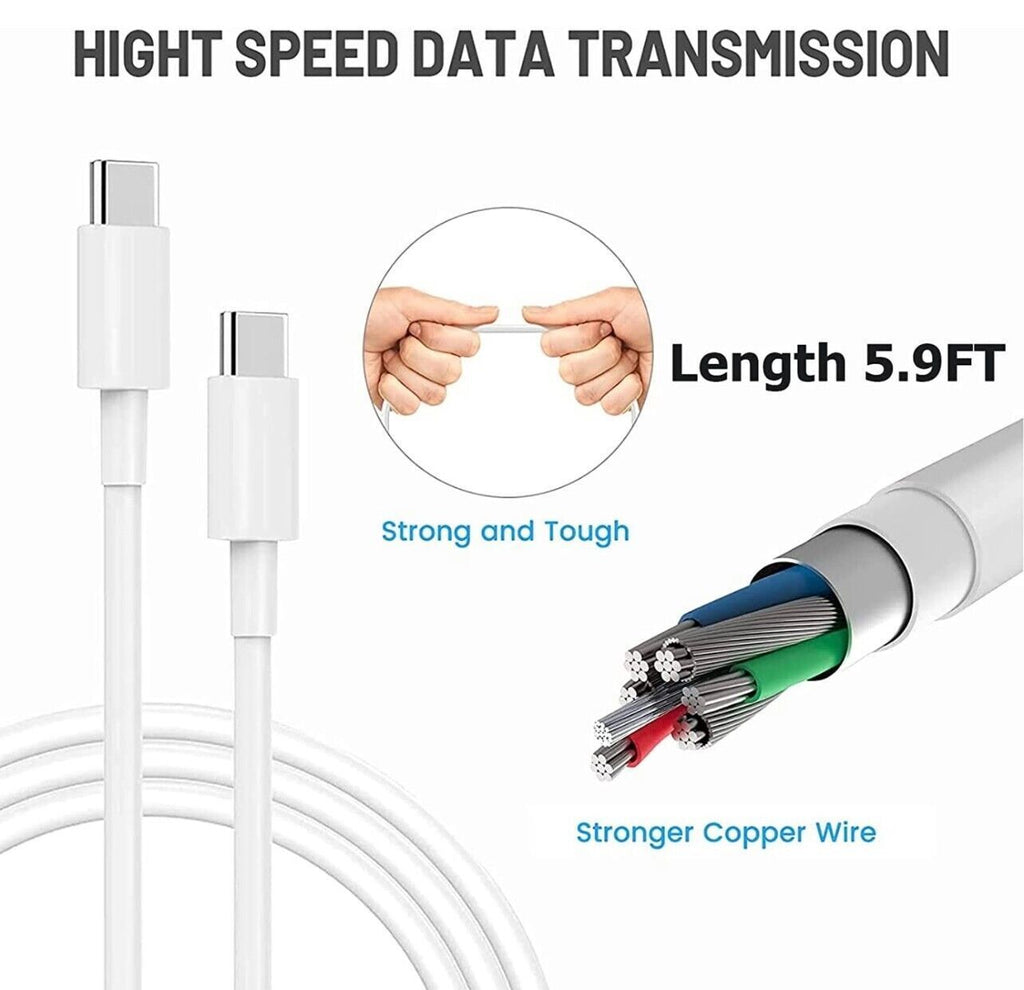 87W USB-C Fast Charger Power Adapter – Compatible with MacBook Pro, UK Plug