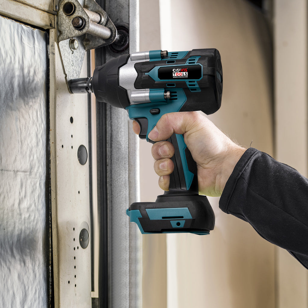 2000Nm 1/2" Cordless Electric Impact Wrench & Drill Driver – Compatible with 18V Battery