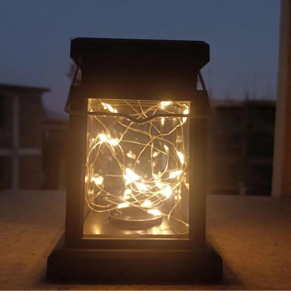 3-Pack Solar Powered LED Hanging Lantern Lights – Waterproof Outdoor Garden & Lawn Lamps