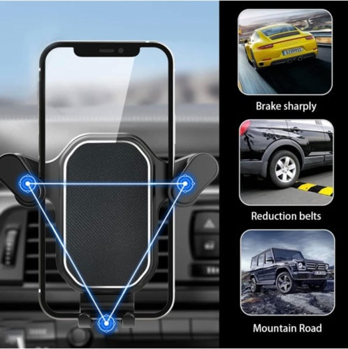 Universal Car Phone Holder – Air Vent Mount for GPS & Smartphones