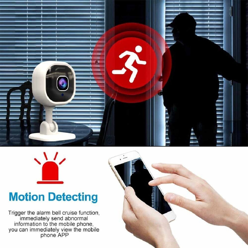 1080P HD Mini WiFi Security Camera – Wireless Indoor IP CCTV with Night Vision
