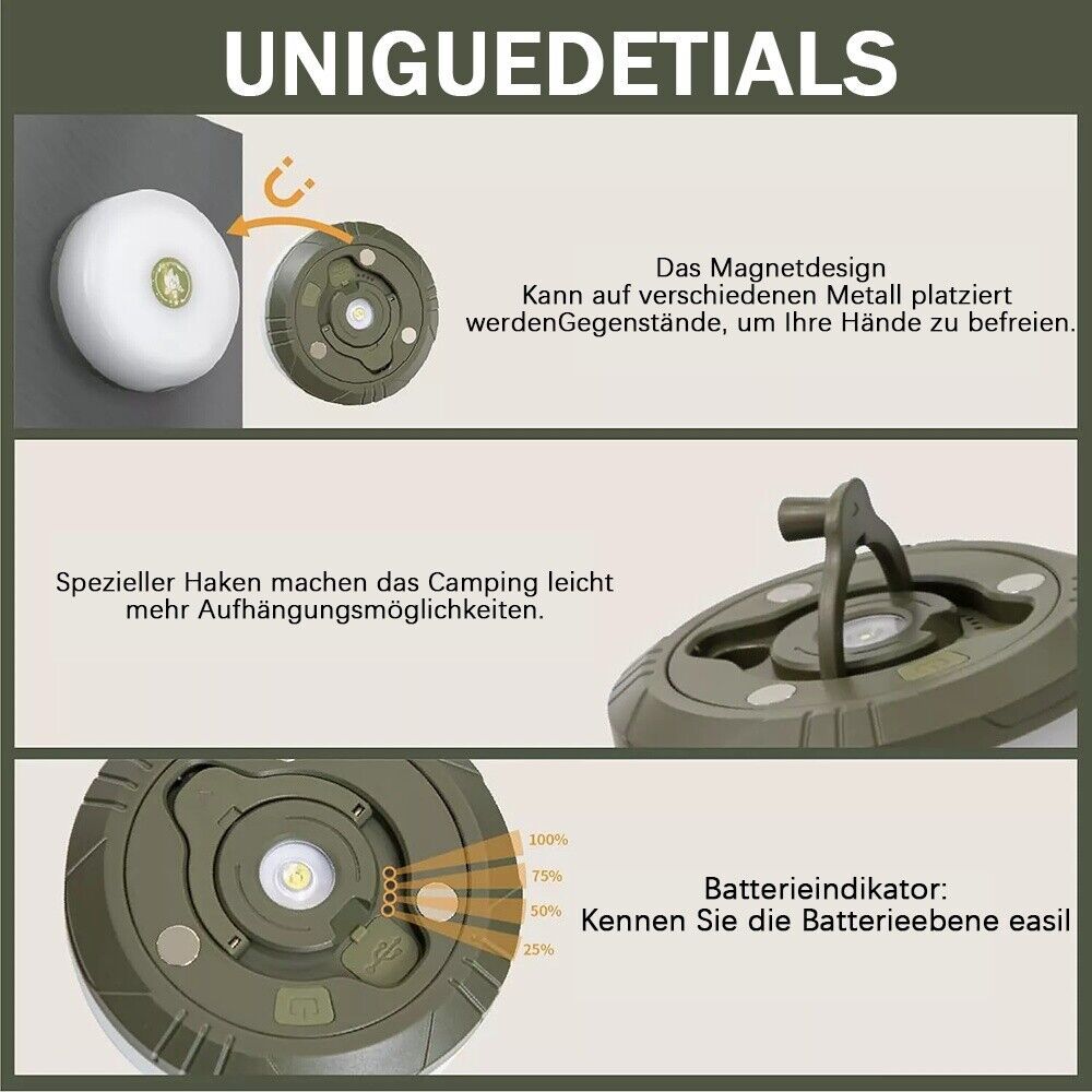 10M USB LED Camping String Lights – Waterproof, Portable & Perfect for Tents & Outdoor Festivals