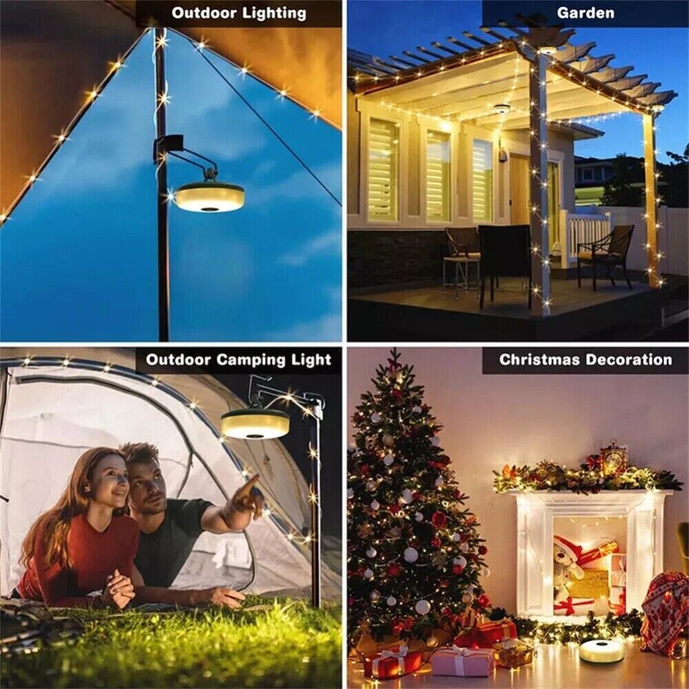 10M USB LED Camping String Lights – Waterproof, Portable & Perfect for Tents & Outdoor Festivals