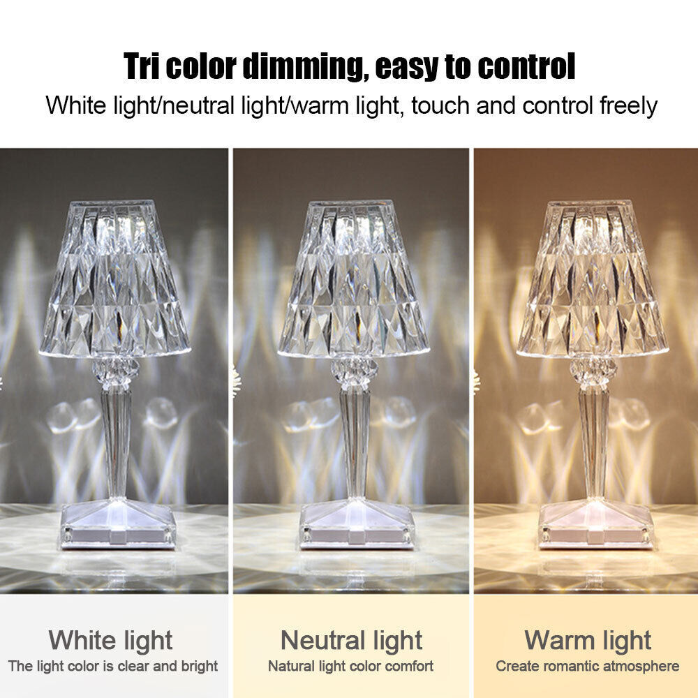 GlowGear™ RGB Crystal Touch Lamp – Fast UK Delivery
