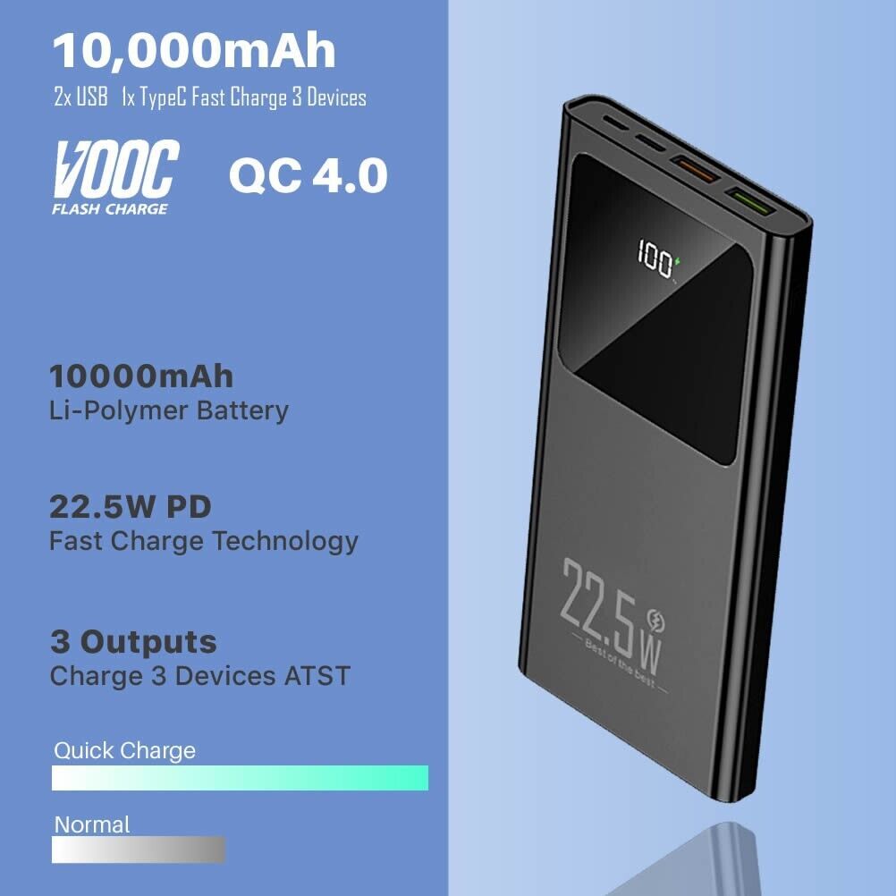 Rechargeable Battery Pack for Electric Heated Vest, Jacket & Body Warmer – USB Power Bank Compatible