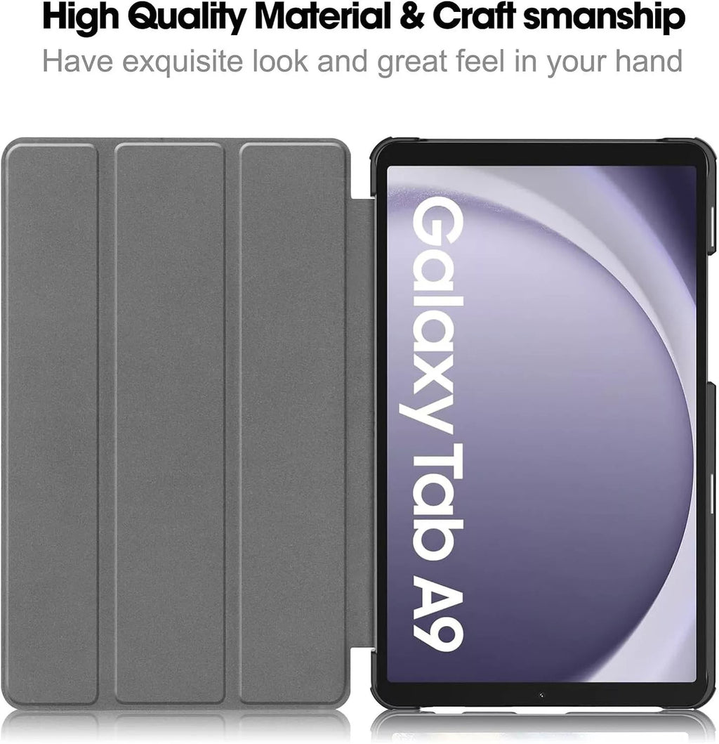 11" Leather Smart Flip Case for Samsung Galaxy Tab A9 Plus 2023 – Tablet Cover Stand