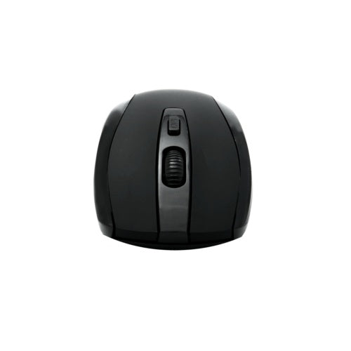 2.4GHz Wireless Optical USB Mouse – Cordless Scroll Mouse for PC & Laptop (Black, UK)