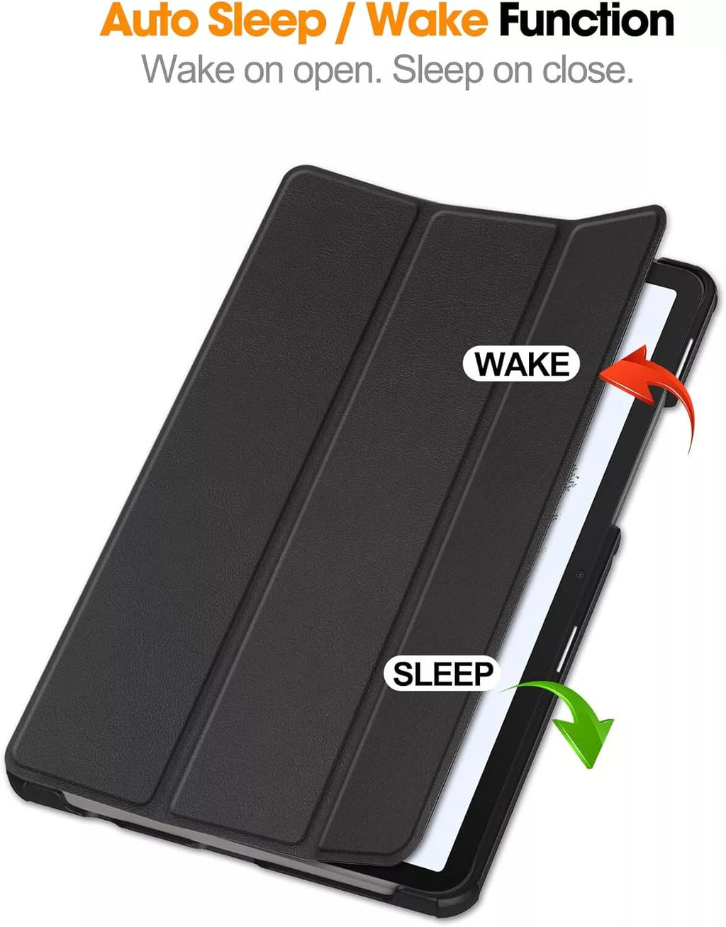 11" Leather Smart Flip Case for Samsung Galaxy Tab A9 Plus 2023 – Tablet Cover Stand
