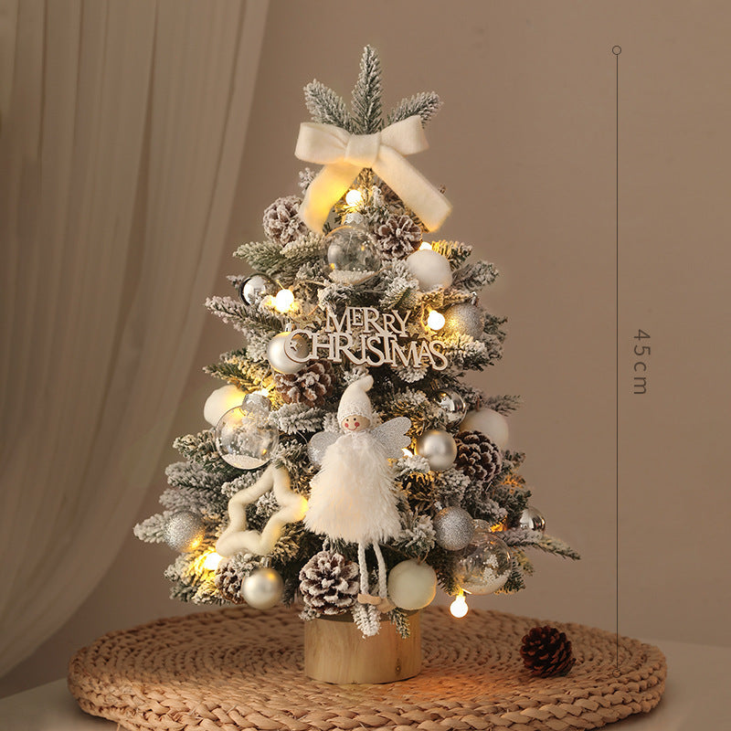 Pre-Lit Encrypted Christmas Tree – Artificial Holiday Tree with LED Lights for Festive Decoration