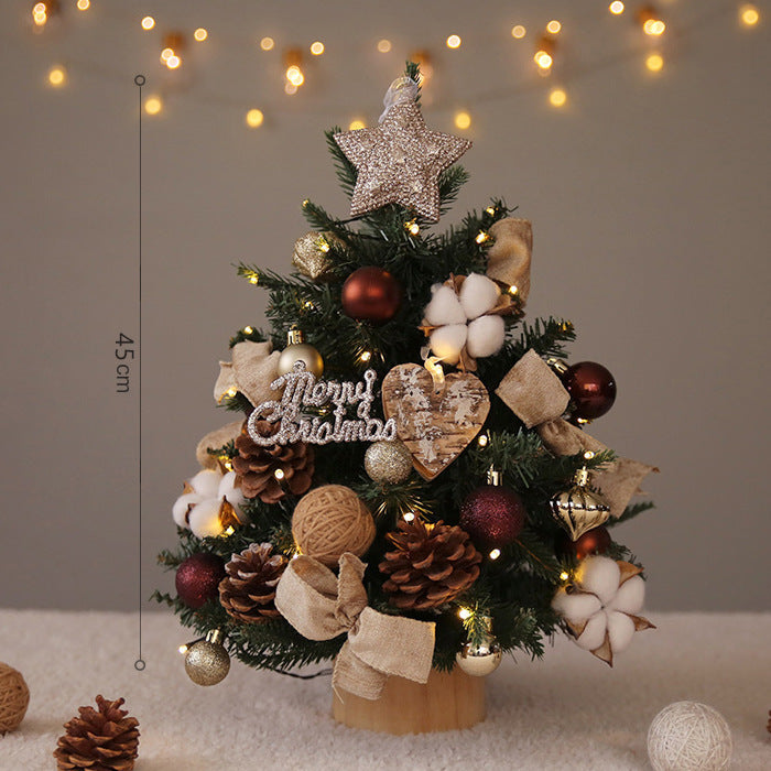 Pre-Lit Encrypted Christmas Tree – Artificial Holiday Tree with LED Lights for Festive Decoration