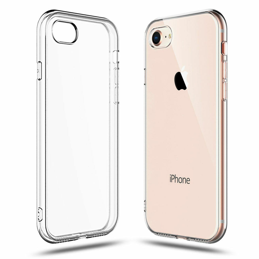 Clear Thin TPU Gel Case for iPhone 7 Plus – Soft Jelly Skin Back Cover