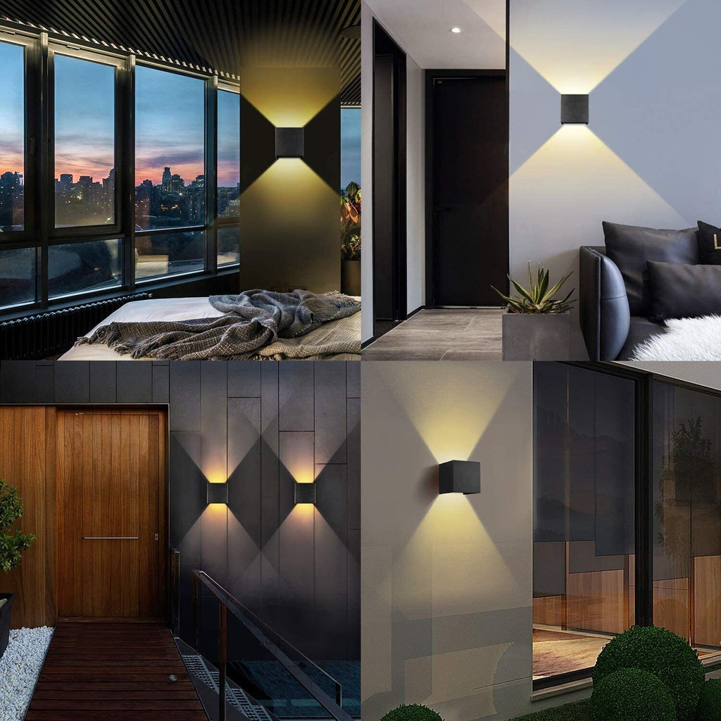 Modern Up & Down LED Wall Light – Indoor Sconce Lamp for Home & Bedroom (UK Plug)