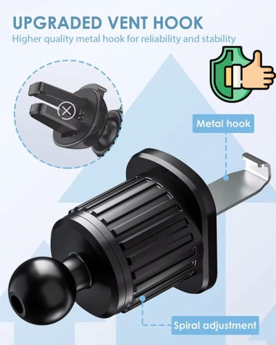 Universal Car Phone Holder – Air Vent Mount for GPS & Smartphones