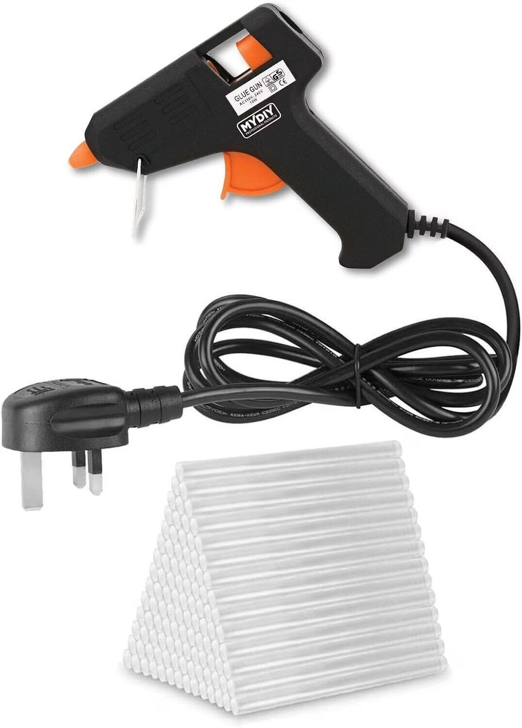 Hot Melt Glue Gun with FREE Glue Sticks – Perfect for Crafts & DIY