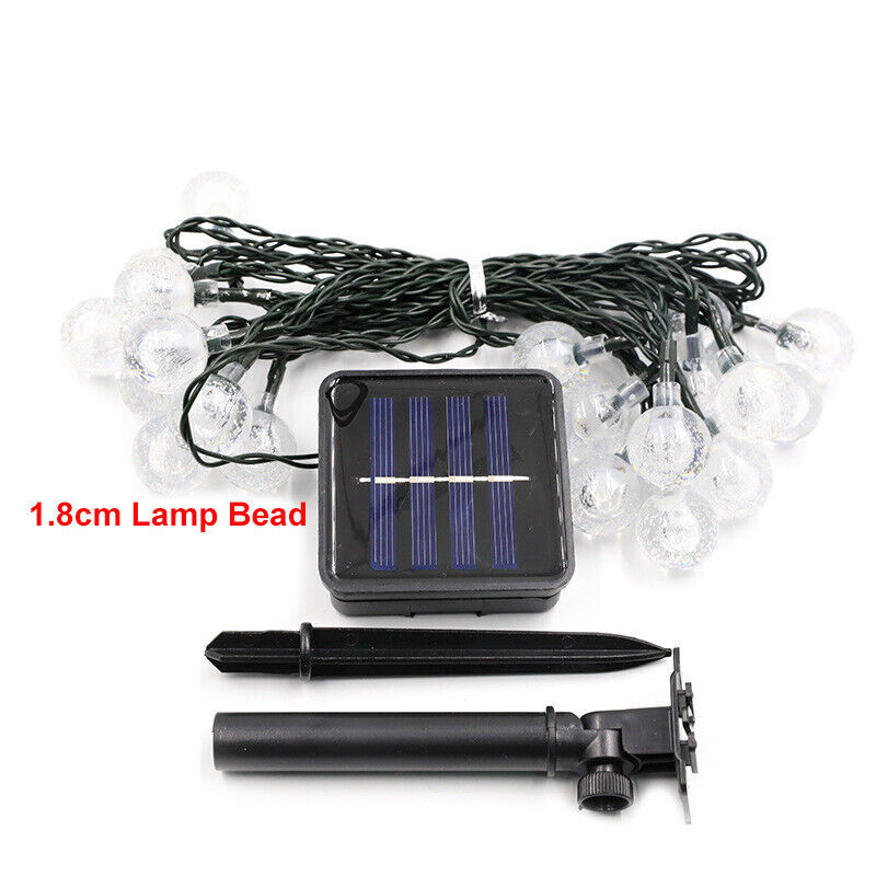 ✨ 12M Solar Retro Bulb String Lights – Perfect for Garden & Outdoor Decor