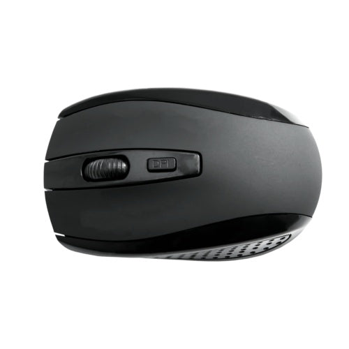 2.4GHz Wireless Optical USB Mouse – Cordless Scroll Mouse for PC & Laptop (Black, UK)