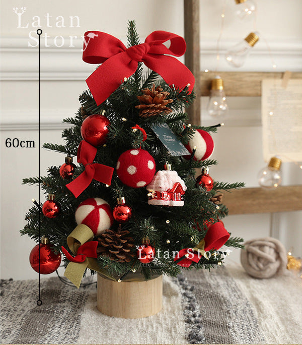 Pre-Lit Encrypted Christmas Tree – Artificial Holiday Tree with LED Lights for Festive Decoration